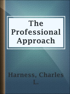 cover image of The Professional Approach